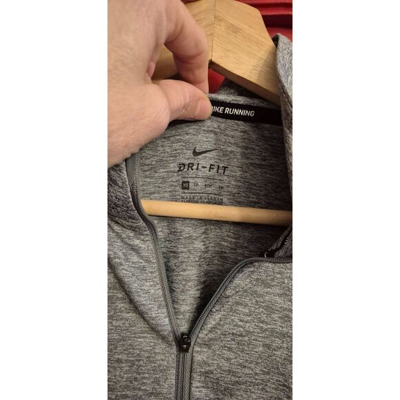 Nike Peloton Collab Wom XS Dri-Fit Tiffany Green Logo Spellout Heather Gray EUC - Picture 5 of 5